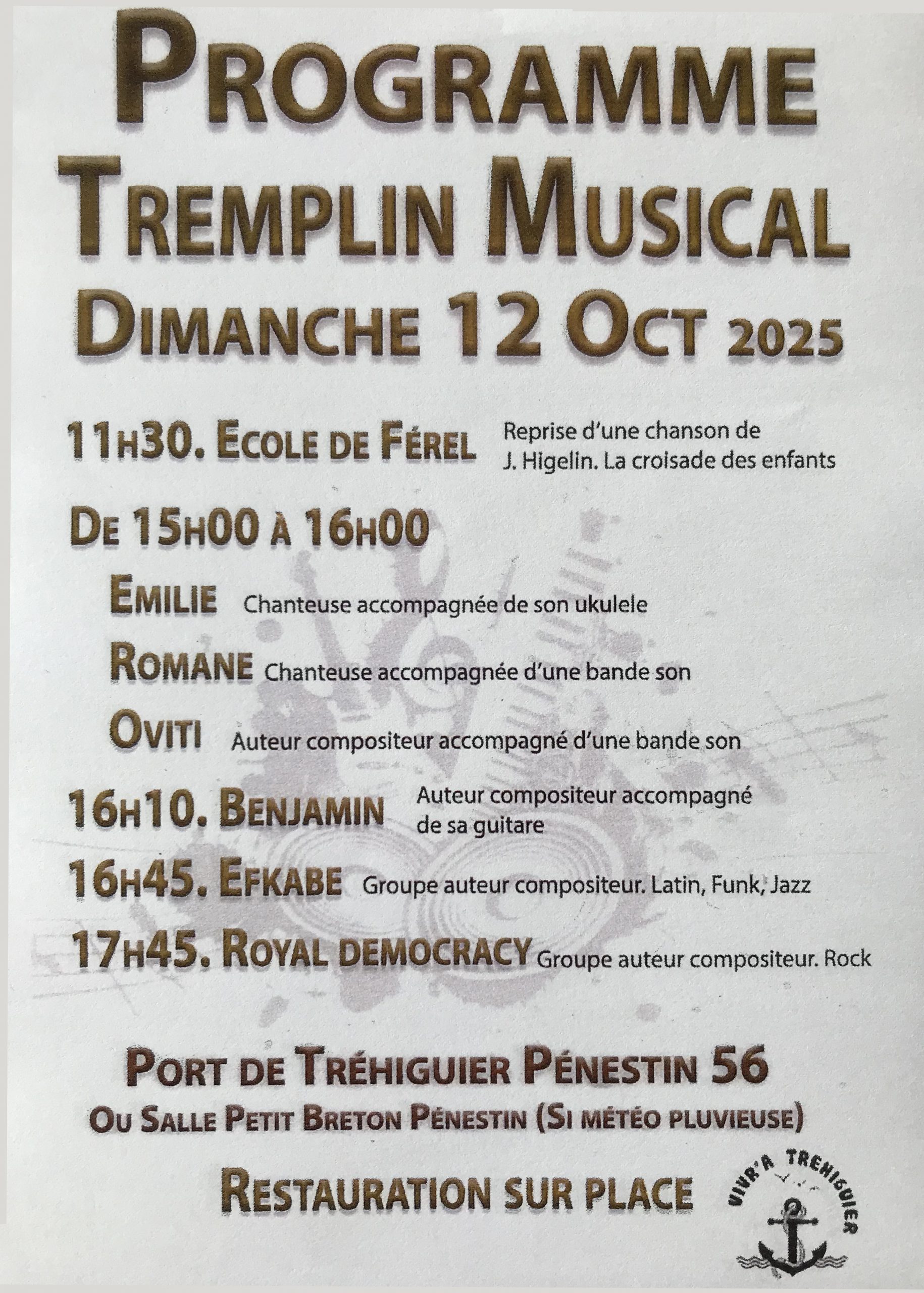 Programme Tremplin Musical